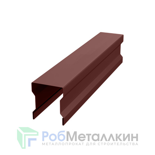 Планка для забора фигурная С20 Полиэстер RAL 8017
