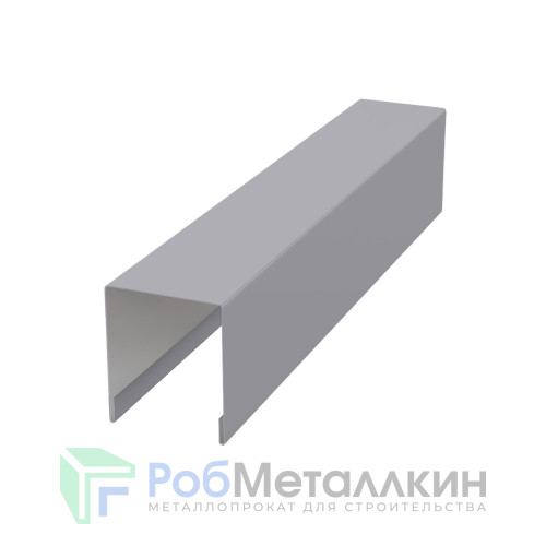 Планка для забора П-образная С20 Полиэстер RAL 7004