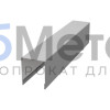 Планка для забора П-образная С20 Полиэстер RAL 9006