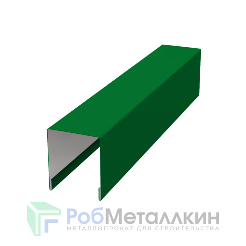Планка для забора П-образная С21 Полиэстер RAL 6002