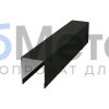 Планка для забора П-образная С21 Пурал RAL 9005