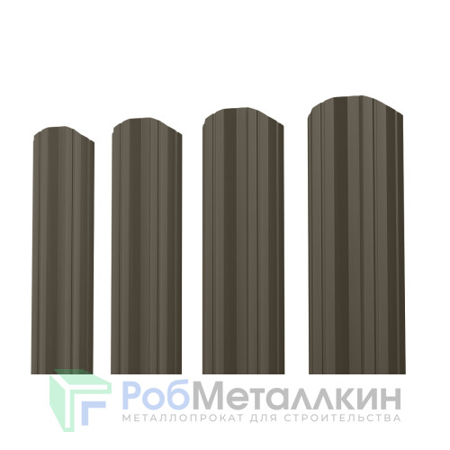 Евроштакетник М-образный фигурный 0.5 MAT RR-32