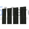 Евроштакетник М-образный 0.5 MAT RAL 9005