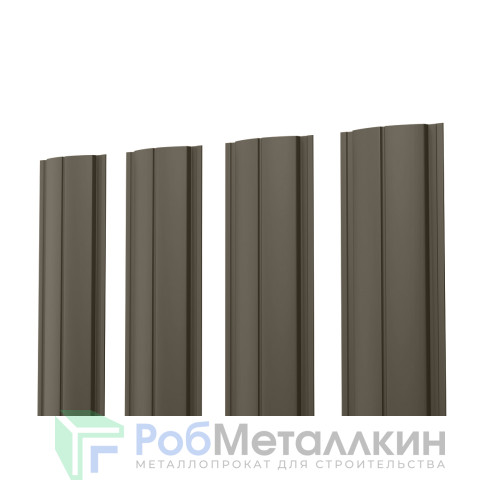 Евроштакетник ПД-образный прямой 0.45 Текстур RR-32