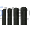 Евроштакетник П-Премиум фигурный 0.5 MAT RAL 9005