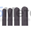 Евроштакетник В.К. фигурный 0.45 Полиэстер RAL 8019