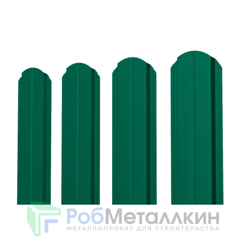 Евроштакетник В.К. фигурный 0.5 Полиэстер RAL 6029