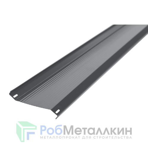 Ламель Классик с микрогофрой 0.5 Полиэстер двусторонний RAL 7024