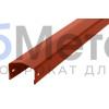 Профиль горизонтальный завершающий (верхний/нижний) 0.5 Полиэстер RAL 8004