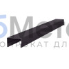 Профиль П-образный вертикальный направляющий (боковой) Порошковый окрас RAL 8019 Гладкая