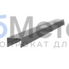 Профиль П-образный вертикальный направляющий (боковой) Порошковый окрас RAL 9006 Гладкая