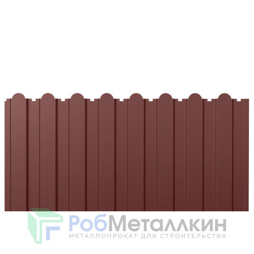 Профнастил фигурный С-20А 0.45 Полиэстер двусторонний RAL 8017
