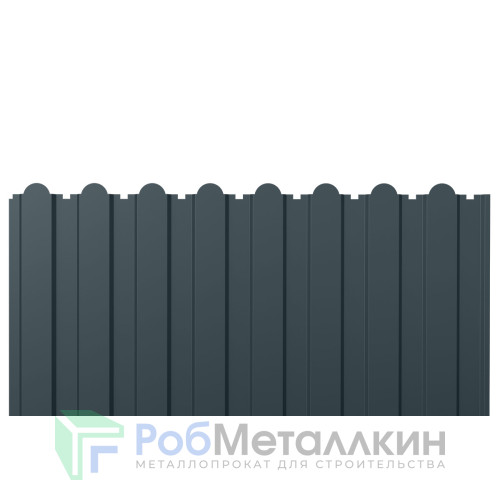 Профнастил фигурный С-20А 0.5 MAT RAL 7016