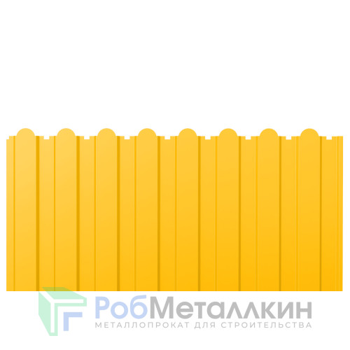 Профнастил фигурный С-20А 0.5 Полиэстер RAL 1018