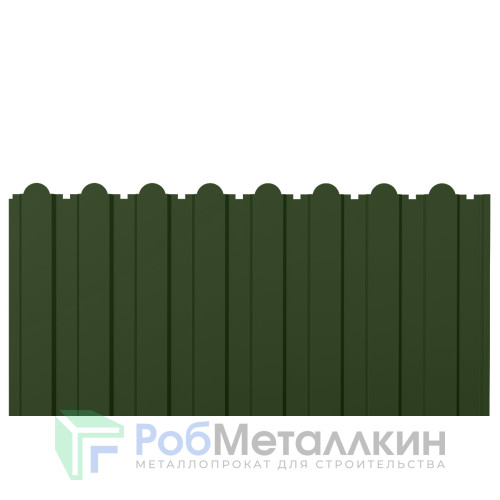 Профнастил фигурный С-20А 0.5 Полиэстер RAL 6020