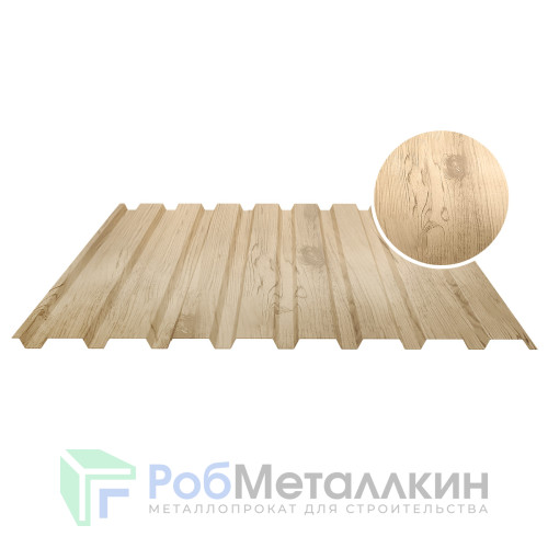 Профнастил С-20А 0.5 Принтек Орех