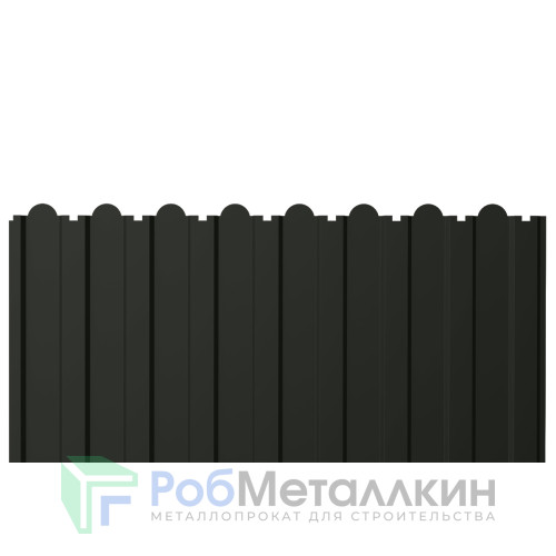 Профнастил фигурный С-20В 0.35 Полиэстер RAL 9005
