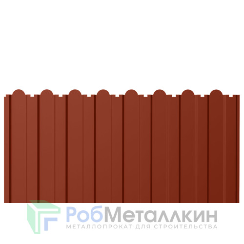 Профнастил фигурный С-20В 0.4 Полиэстер RAL 3009