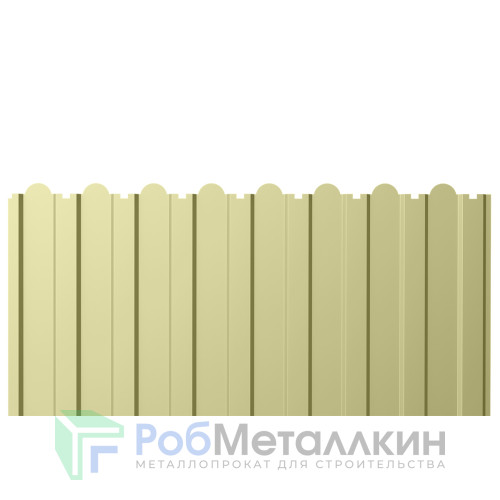 Профнастил фигурный С-20В 0.45 Полиэстер RAL 1014