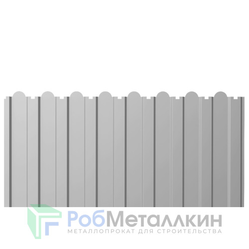 Профнастил фигурный С-20В 0.45 Полиэстер RAL 9006