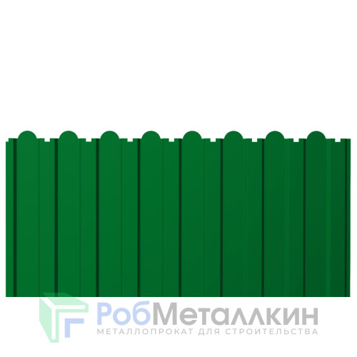 Профнастил фигурный С-20В 0.5 Полиэстер RAL 6002