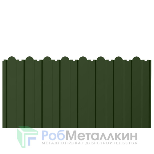 Профнастил фигурный С-20В 0.5 Полиэстер RAL 6020