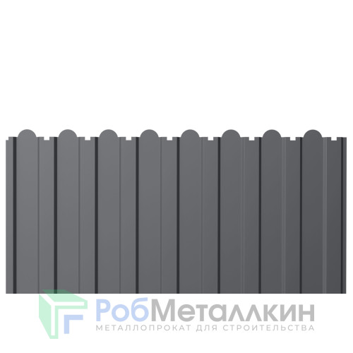 Профнастил фигурный С-20В 0.5 Полиэстер RAL 7024