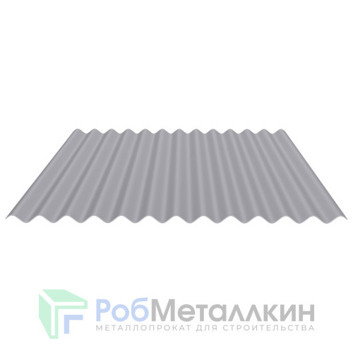 Профнастил гофрированный лист С-18 0.45 Полиэстер RAL 7004